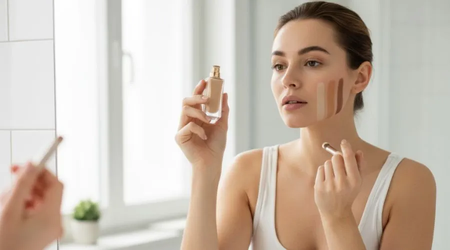 How to Test Foundation Shades Correctly