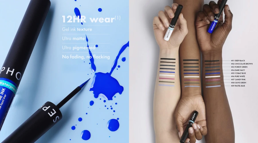 SEPHORA COLLECTION Intense Ink Matte Liquid Eyeliner 2.8ml
