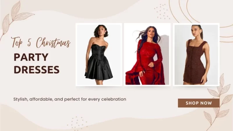 Top 10 Christmas Party Dresses from Boohoo