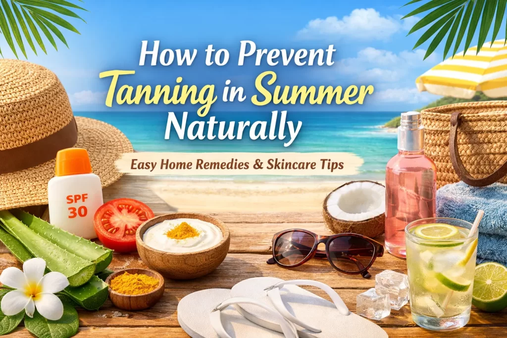 How to Prevent Tanning in Summer Naturally