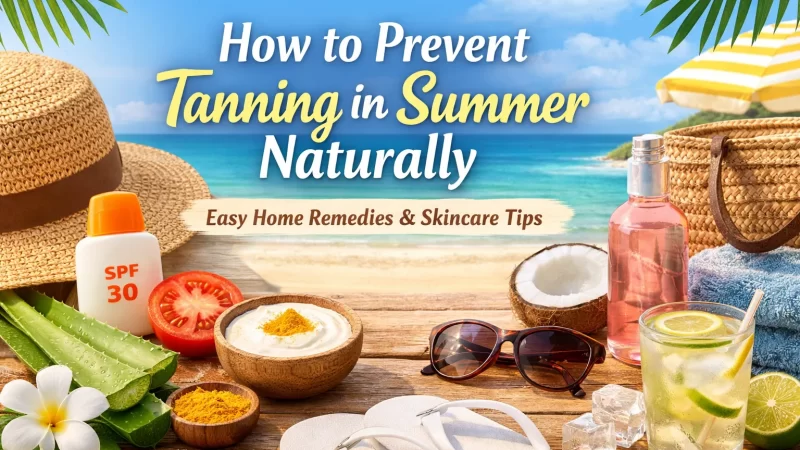 How to Prevent Tanning in Summer Naturally