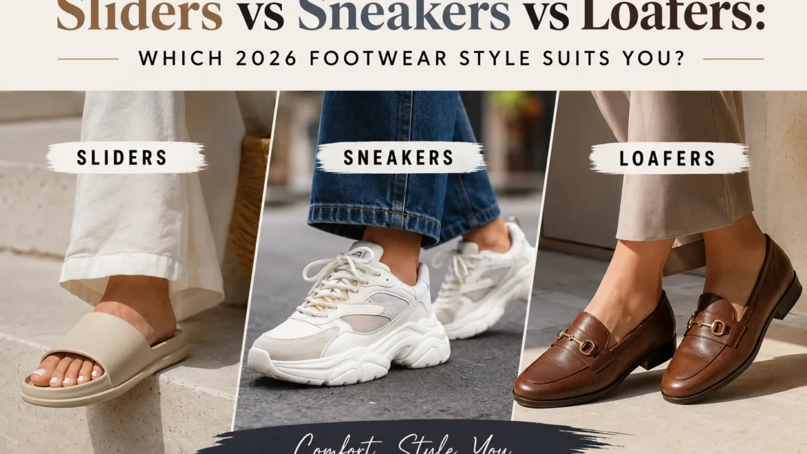 Sliders vs sneakers vs loafers comparison