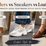 Sliders vs sneakers vs loafers comparison