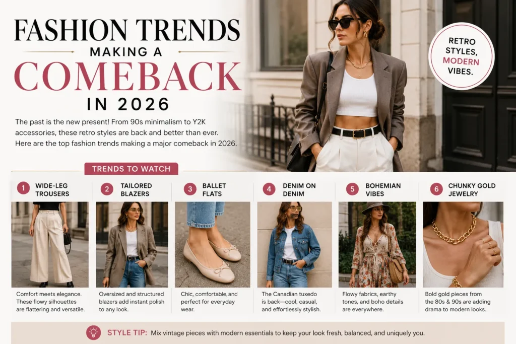 Fashion trends making a comeback