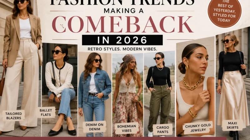 Fashion trends making a comeback in 2026